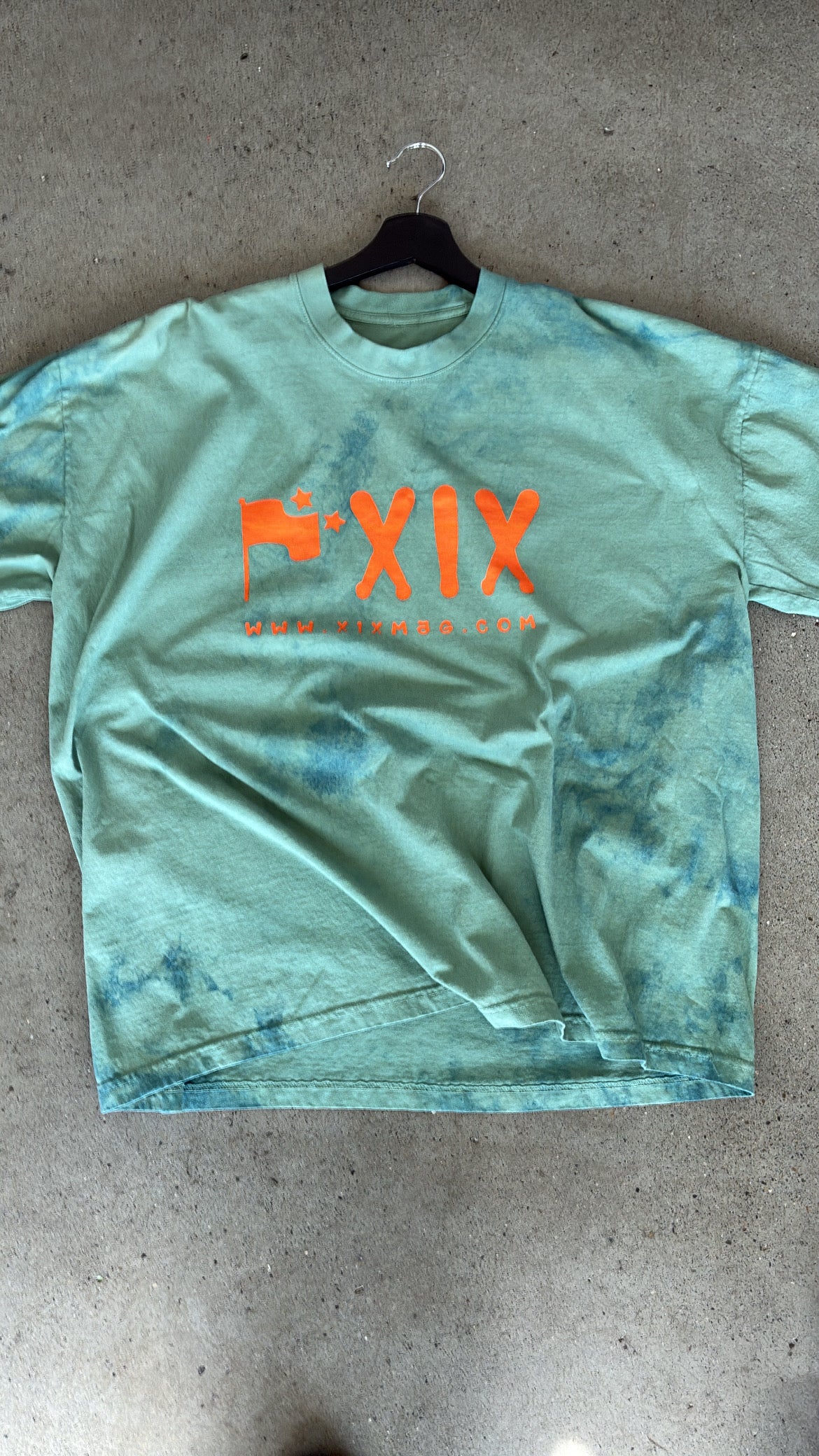 1OF1 GARMENT DYED XIX FLAGSHIP TEE SZ 2X
