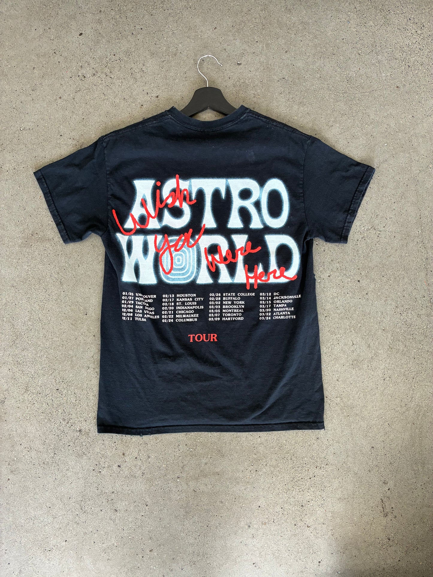 1OF1 HDC ASTROWORLD TOUR TEE SZ S