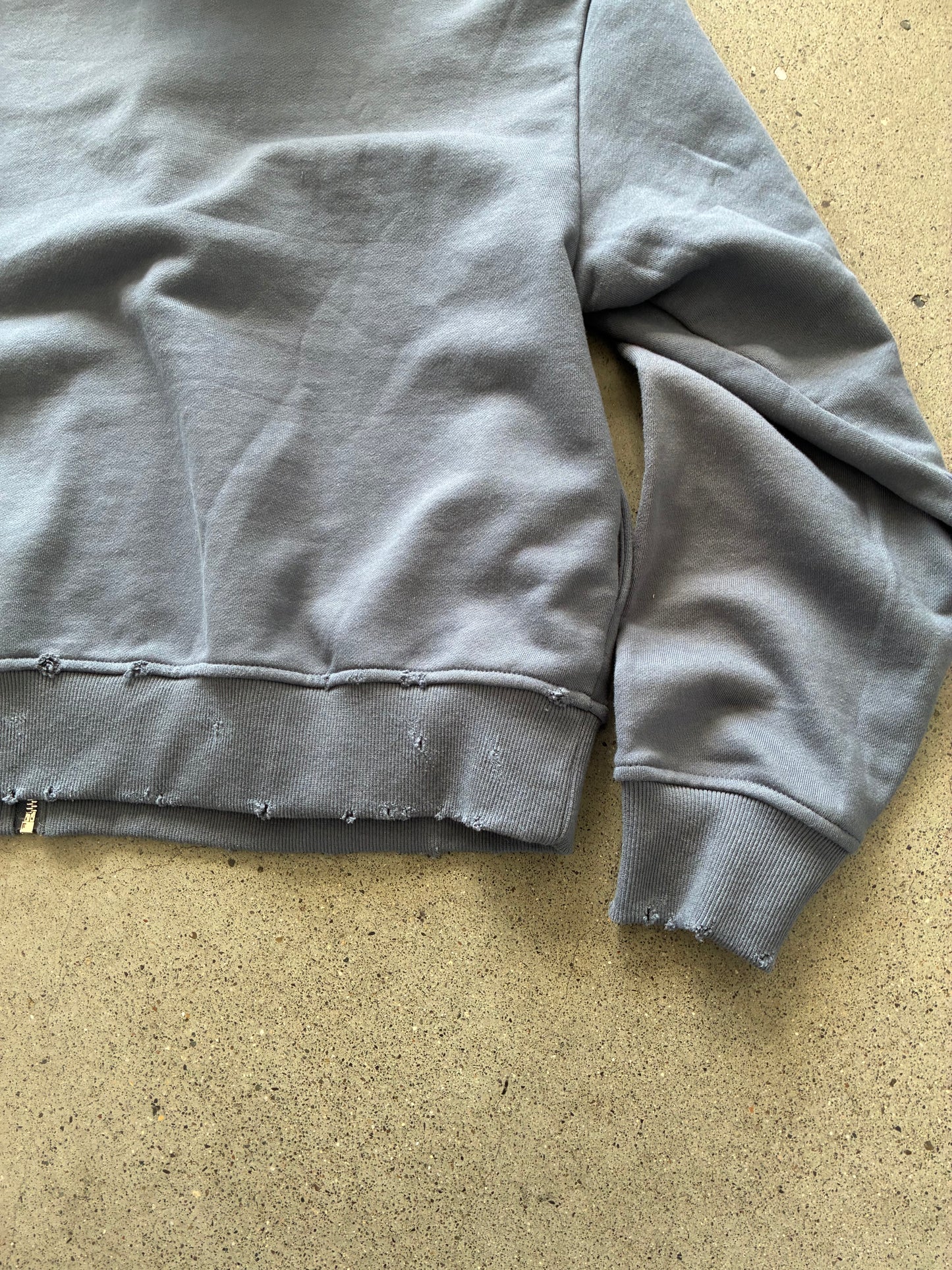 XIX HDC CROPPED & DISTRESSED HOODIE SZ XL