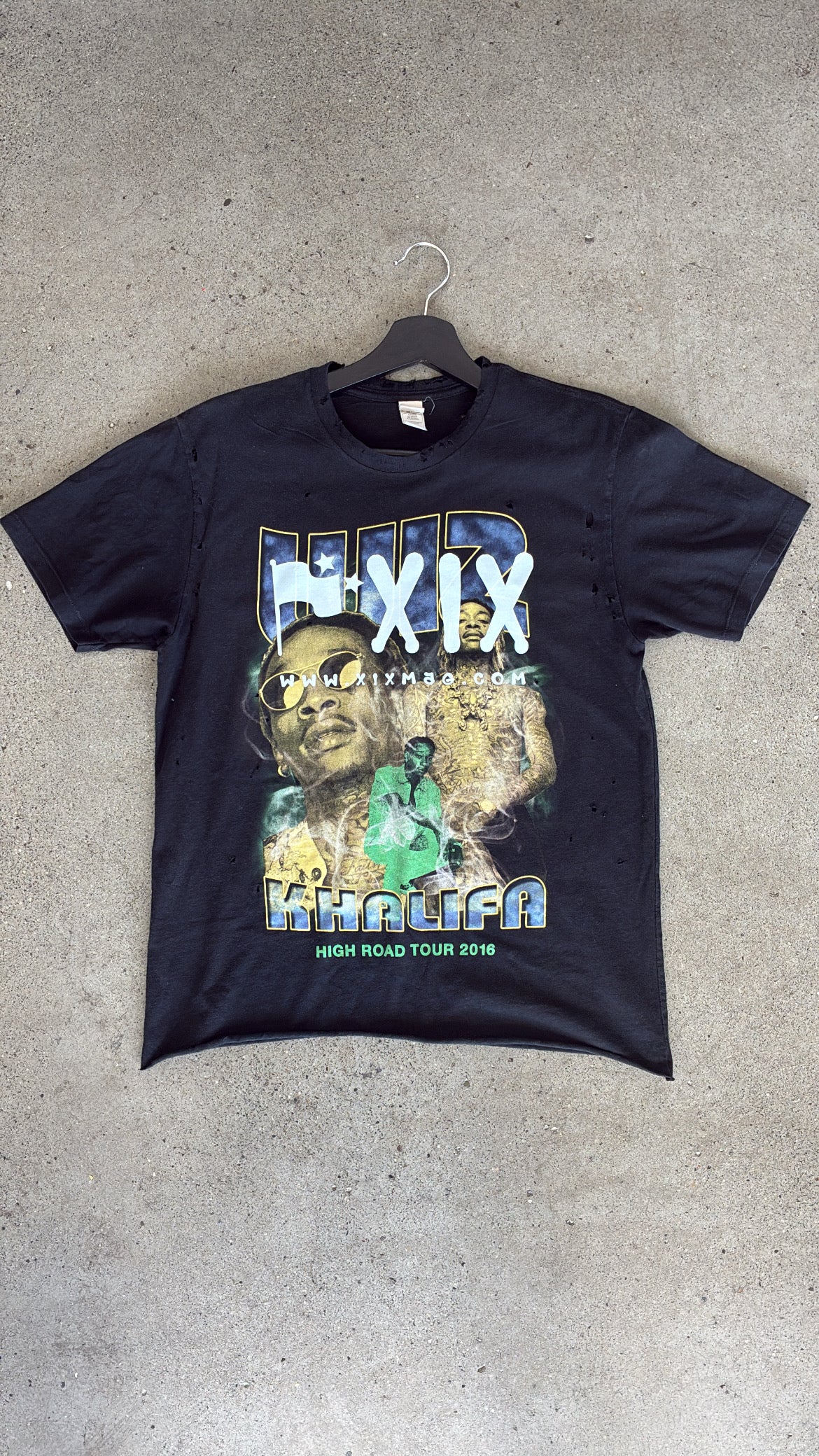 1OF1 FLAGSHIP XIX WIZ KHALIFA TOUR TEE SZ M
