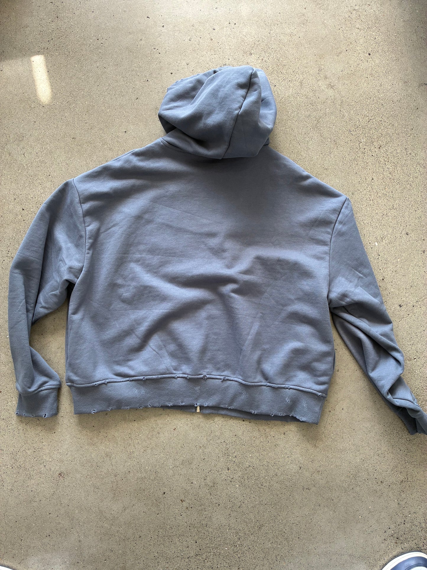 XIX HDC CROPPED & DISTRESSED HOODIE SZ XL