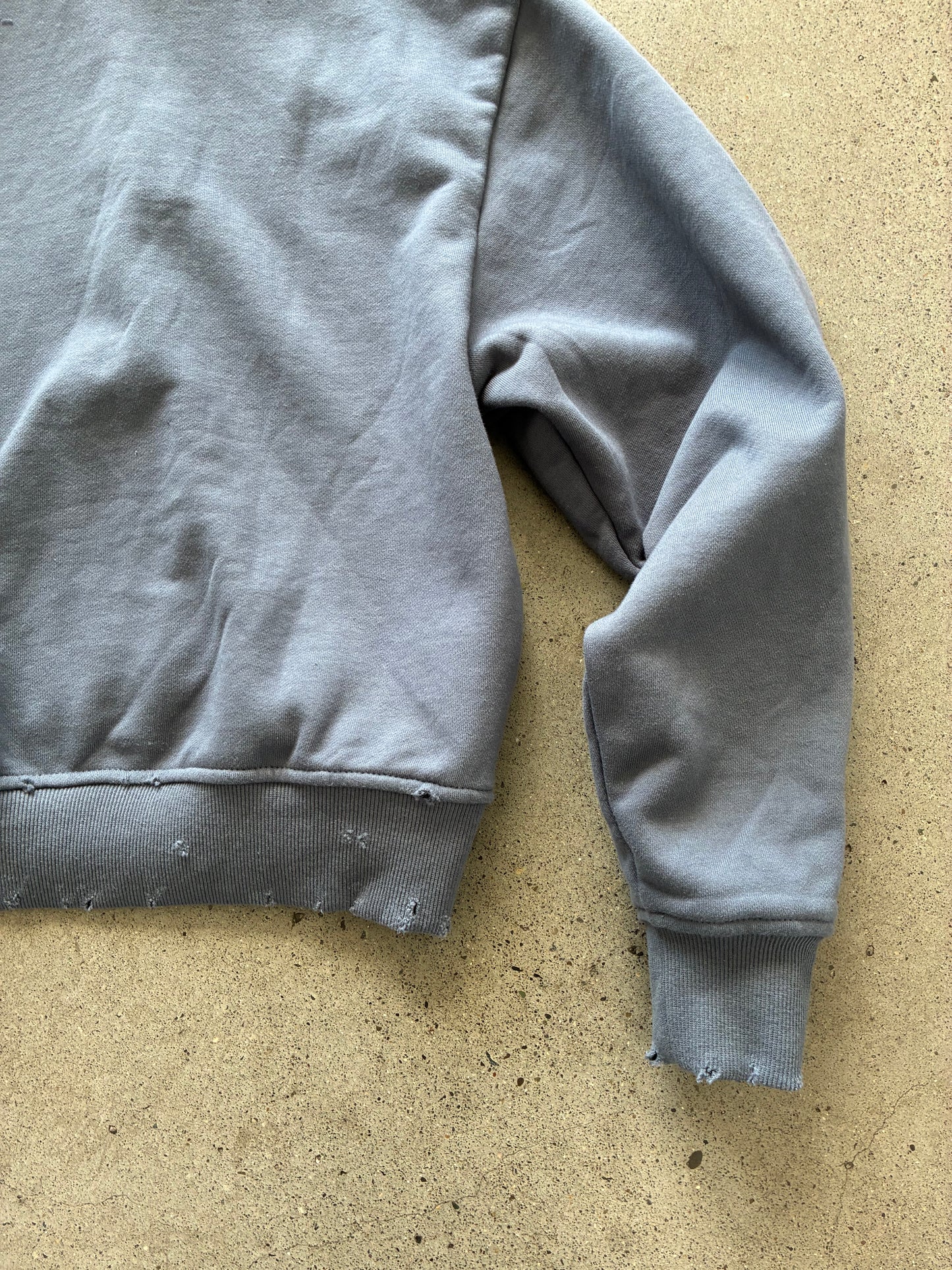 XIX HDC CROPPED & DISTRESSED HOODIE SZ S