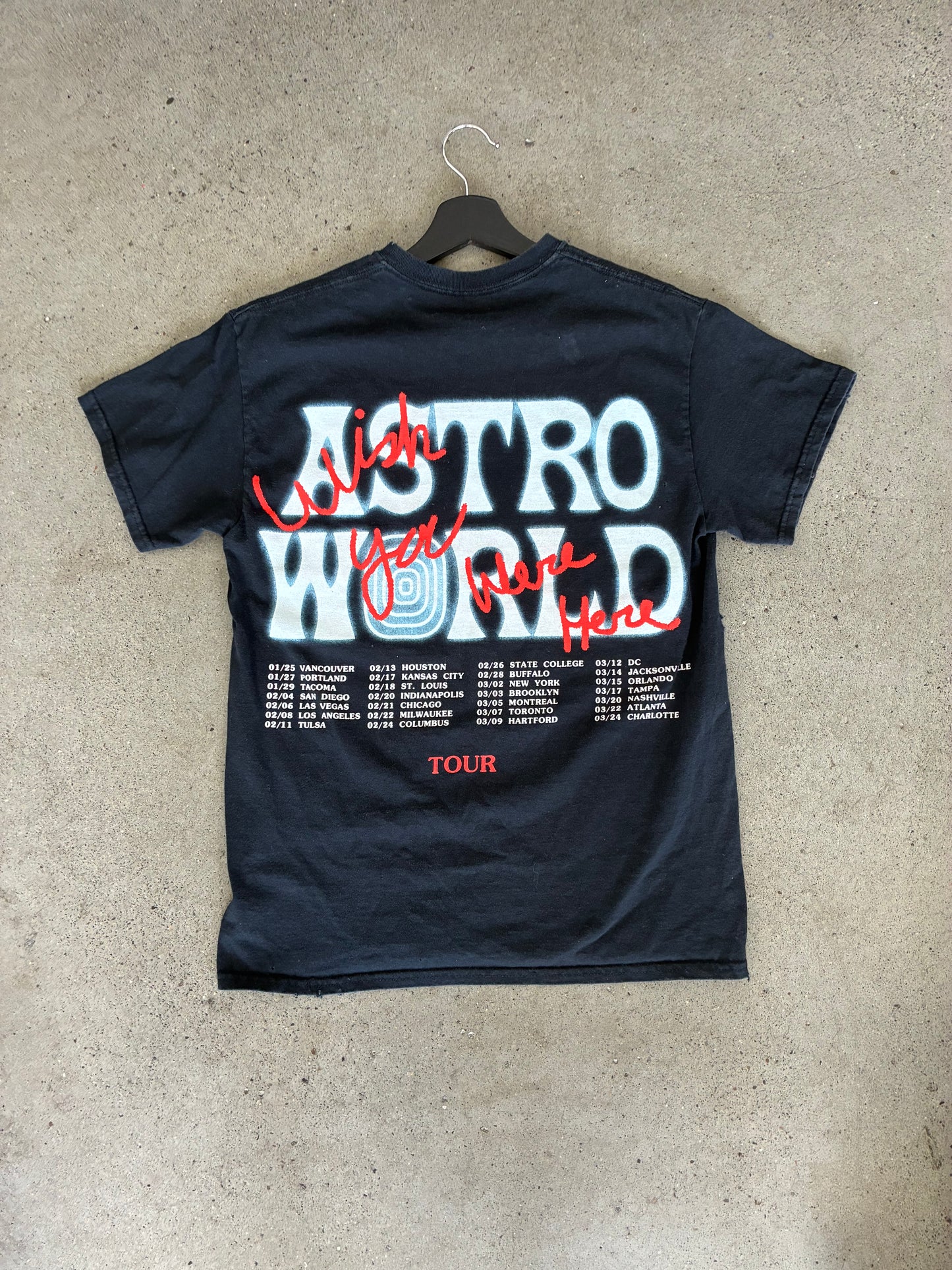 1OF1 HDC ASTROWORLD TOUR TEE SZ S