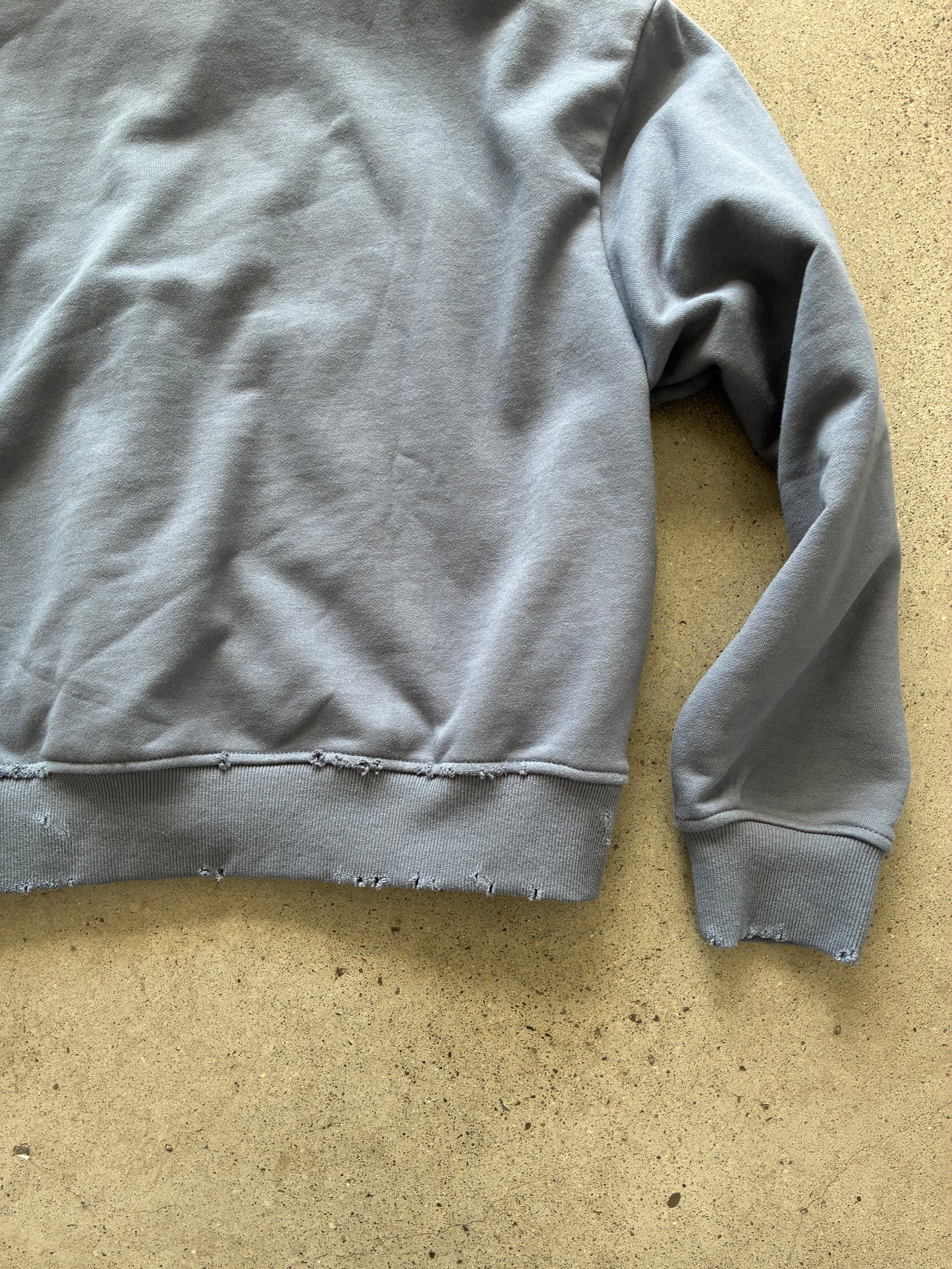 XIX HDC CROPPED & DISTRESSED HOODIE SZ L