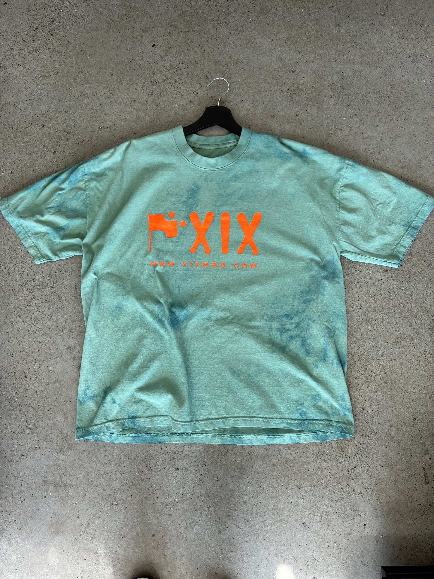 1OF1 GARMENT DYED XIX FLAGSHIP TEE SZ 2X