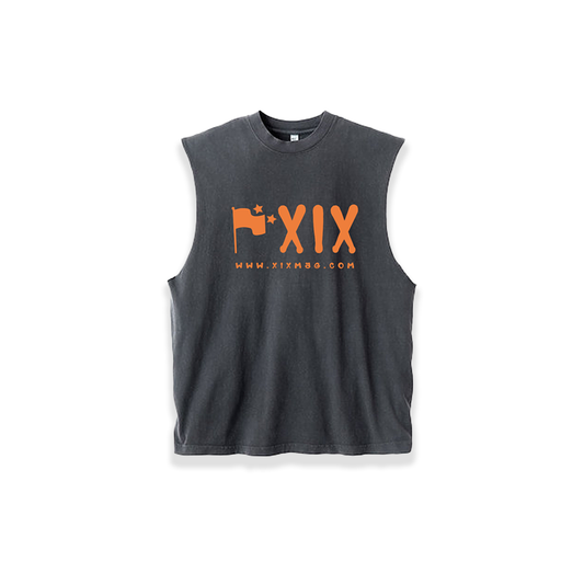 FLAGSHIP XIX CUTOFF TEE GREY