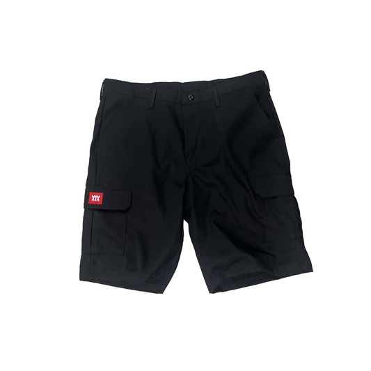 XIX cargo short in black